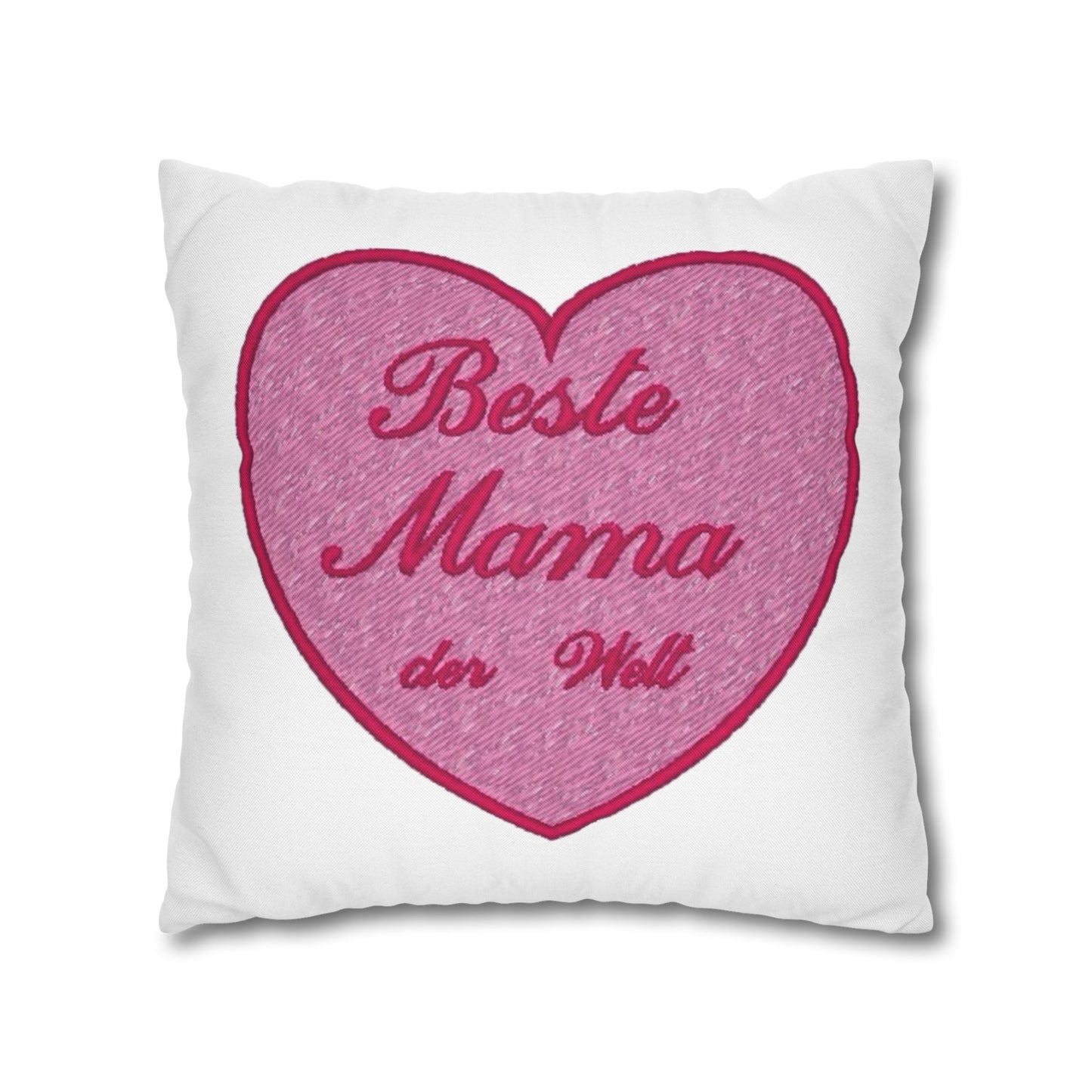 Beste Mama Kissen - Polyester Kissen für die beste Mama