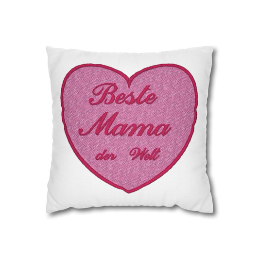 Beste Mama Kissen - Polyester Kissen für die beste Mama